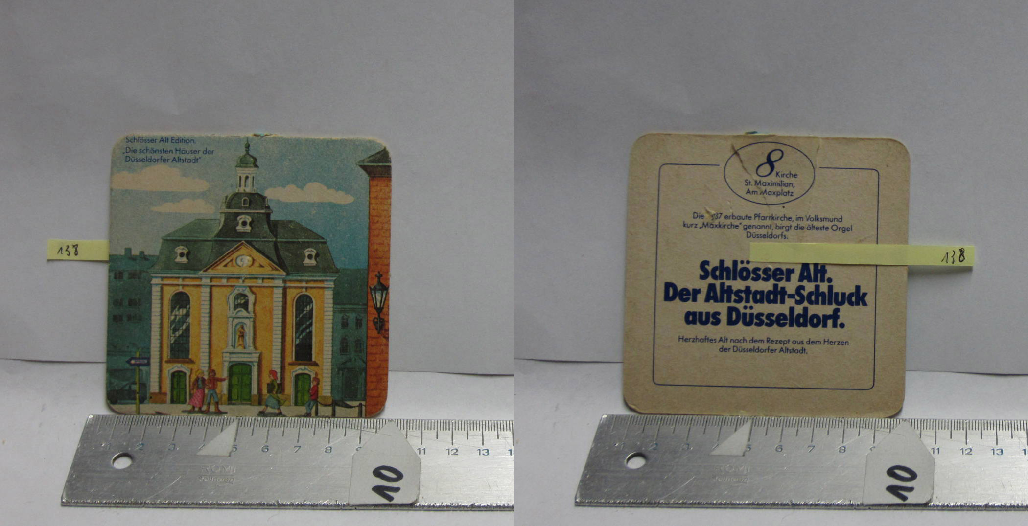 138 - Schlösser Alt / Schlösser Alt Edition Die schönsten Häuser der Düsseldorfer Altstadt Nr. 8