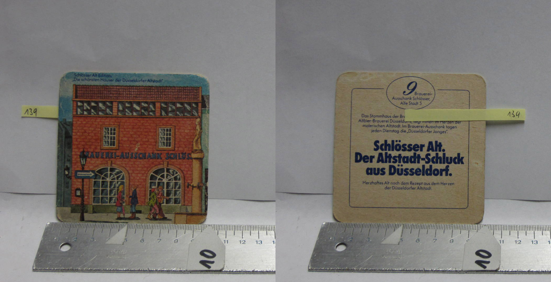 139 - Schlösser Alt / Schlösser Alt Edition Die schönsten Häuser der Düsseldorfer Altstadt Nr. 9